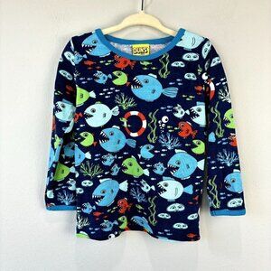 Duns Fishes Long Sleeve Tee 12-18M
